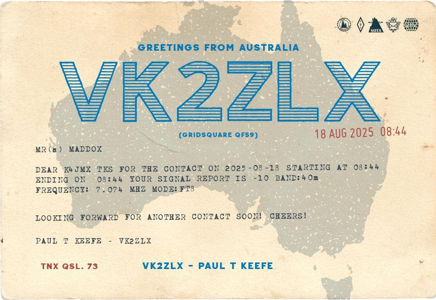 QSL card 84